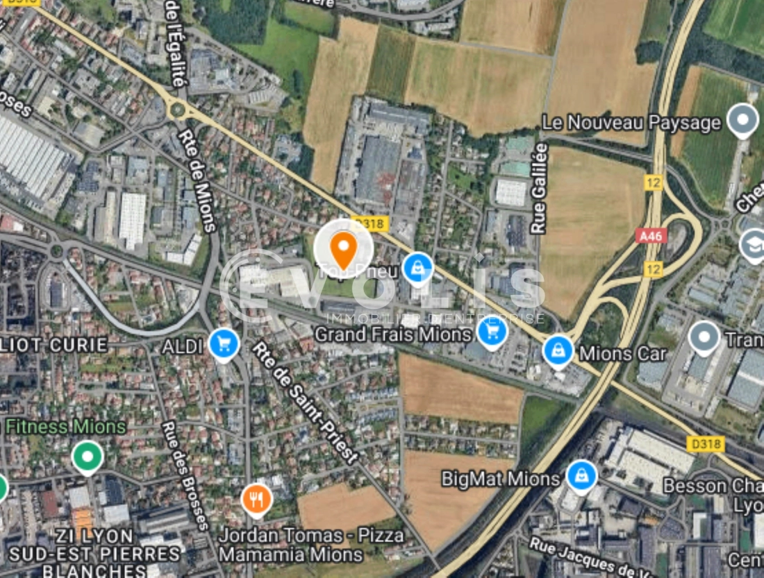 Photo 3 – location Entrepôts / activités	MIONS (69780)