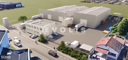 Photo 5 – location Entrepôts / activités	SAINT PRIEST (69800)