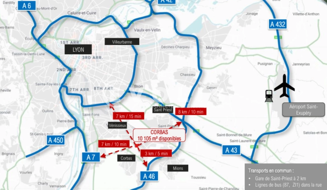 Photo 5 – location Entrepôts / activités	CORBAS (69960)