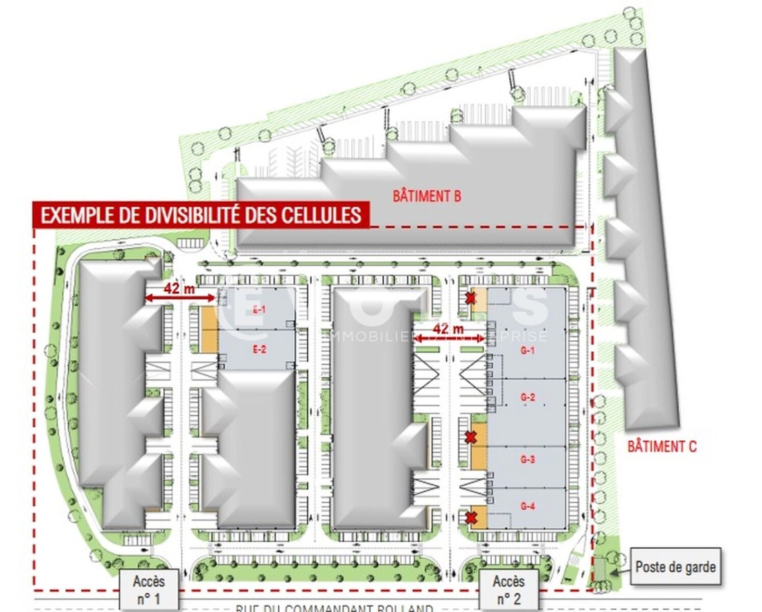 Photo 4 – location Entrepôts / activités	LE BOURGET (93350)