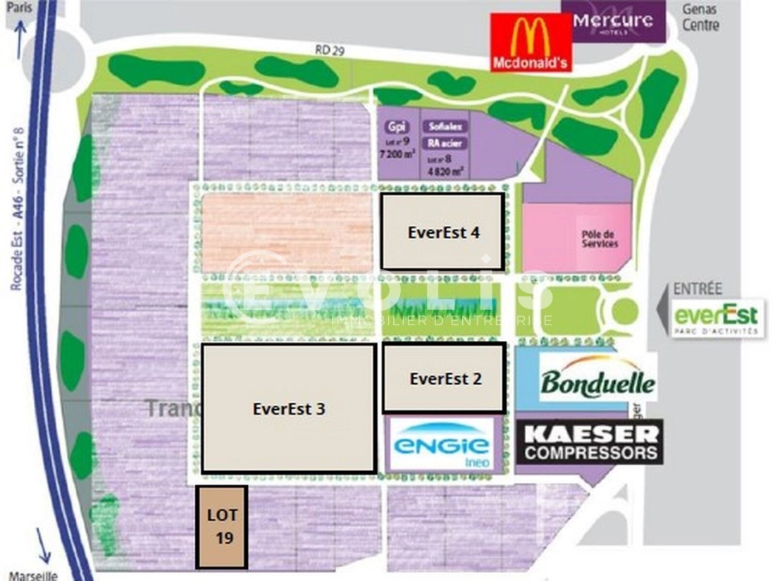 Photo 2 – vente Entrepôts / activités	GENAS (69740)