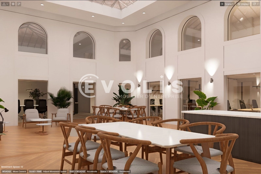 Photo 2 – location Coworking	PARIS (75016)