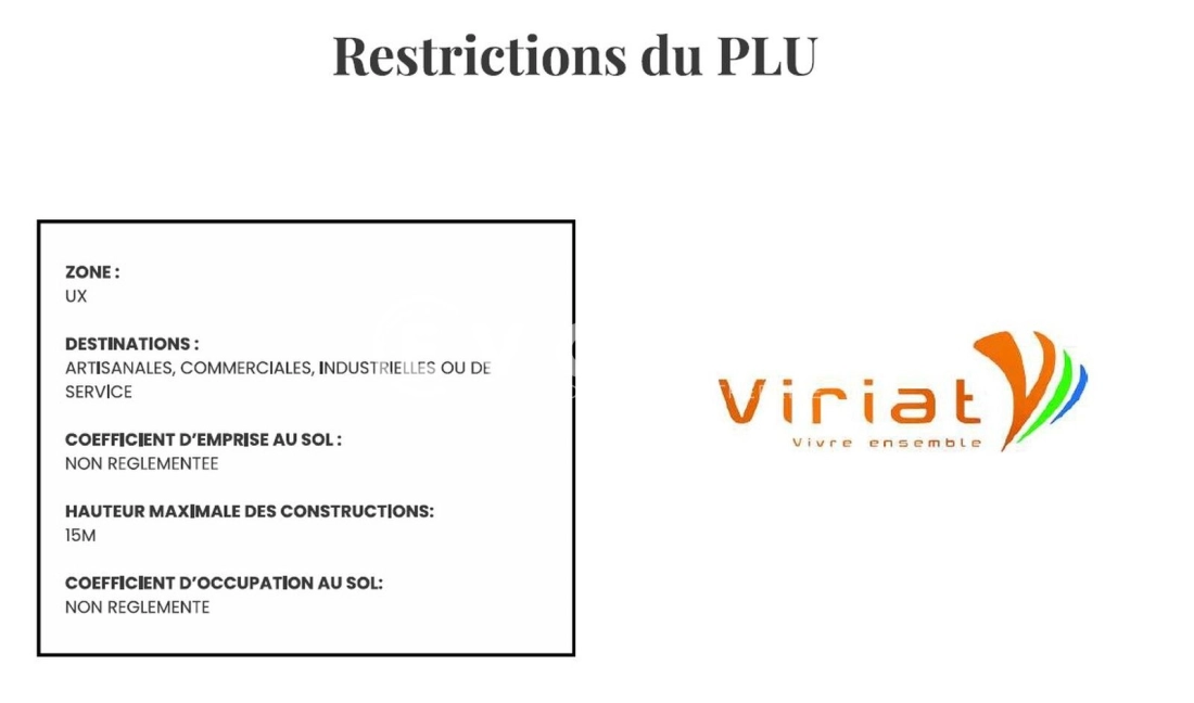 Photo 3 – vente Terrains	VIRIAT (01440)