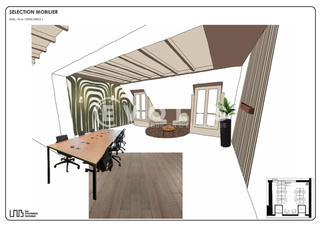 Photo 1 – location Coworking	PARIS (75002)