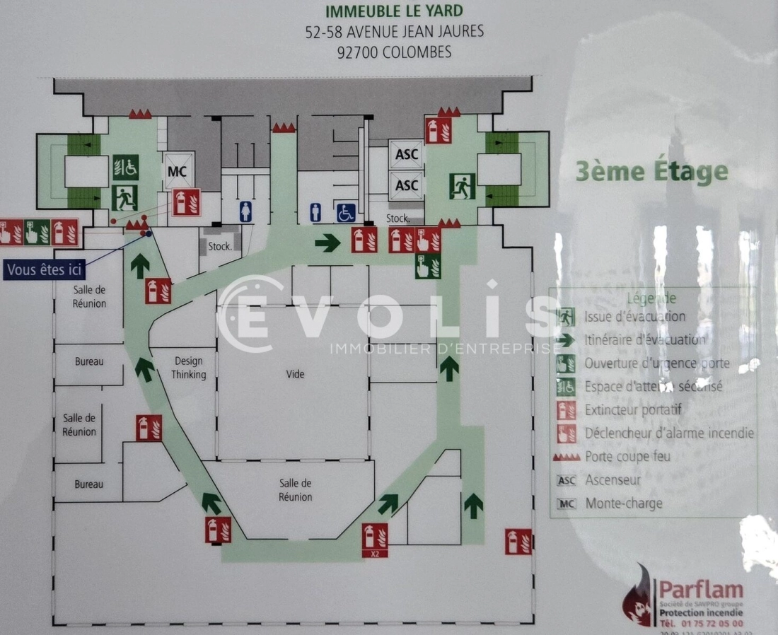Photo 8 – vente bureaux	COLOMBES (92700)