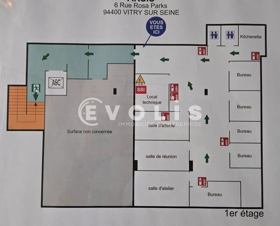 Photo 11 – vente bureaux	VITRY SUR SEINE (94400)