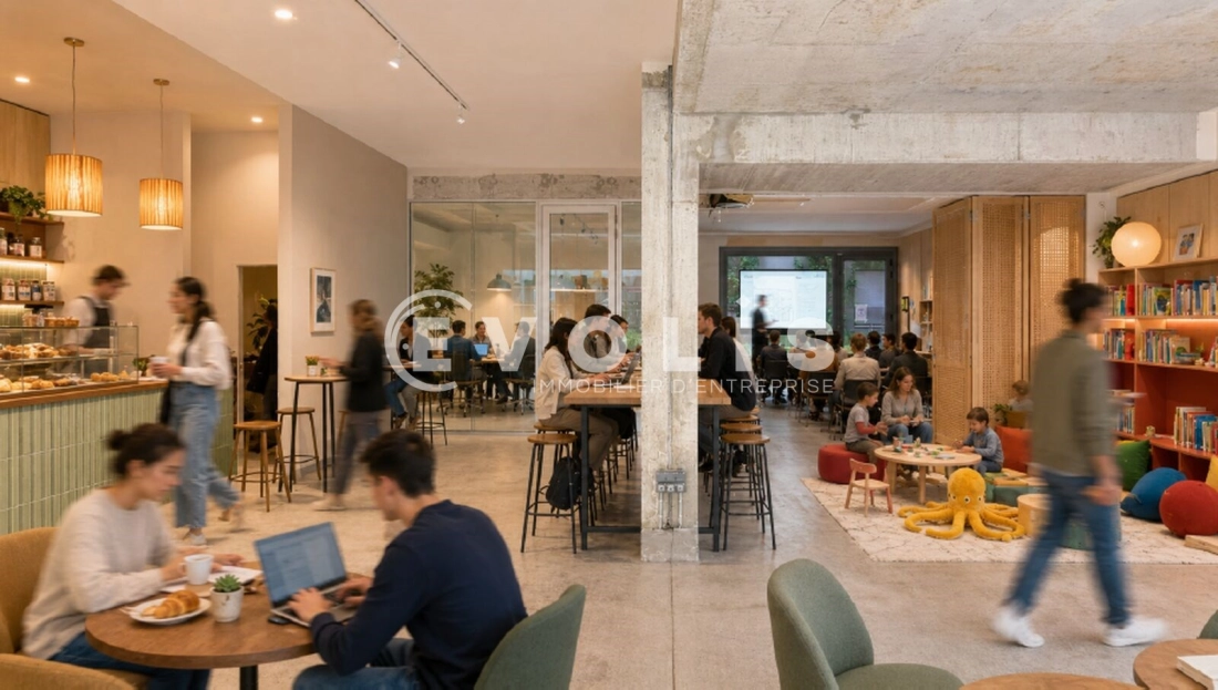 Photo 1 – location Locaux commerciaux	PARIS (75018)