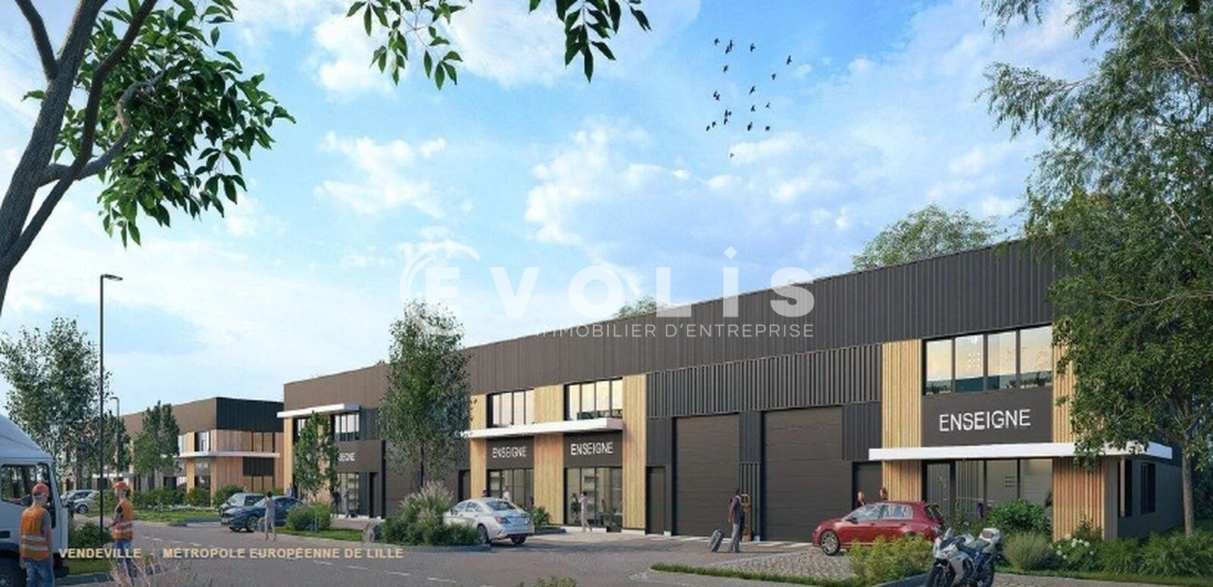 Photo 1 – location Entrepôts / activités	VENDEVILLE (59175)