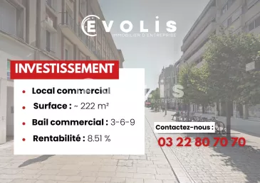 Photo 1 – vente Locaux commerciaux	AMIENS (80000)
