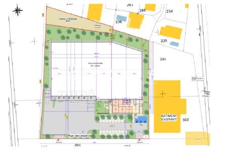 Photo 1 – location Entrepôts / activités	MIONS (69780)