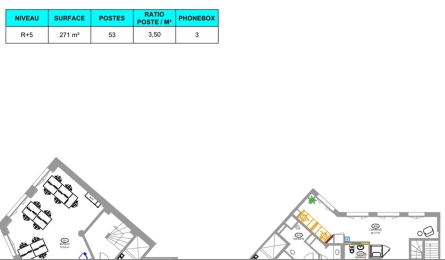 Photo 6 – location Coworking	PARIS (75008)