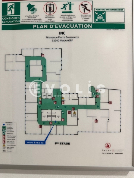 Photo 2 – location bureaux	MALAKOFF (92240)